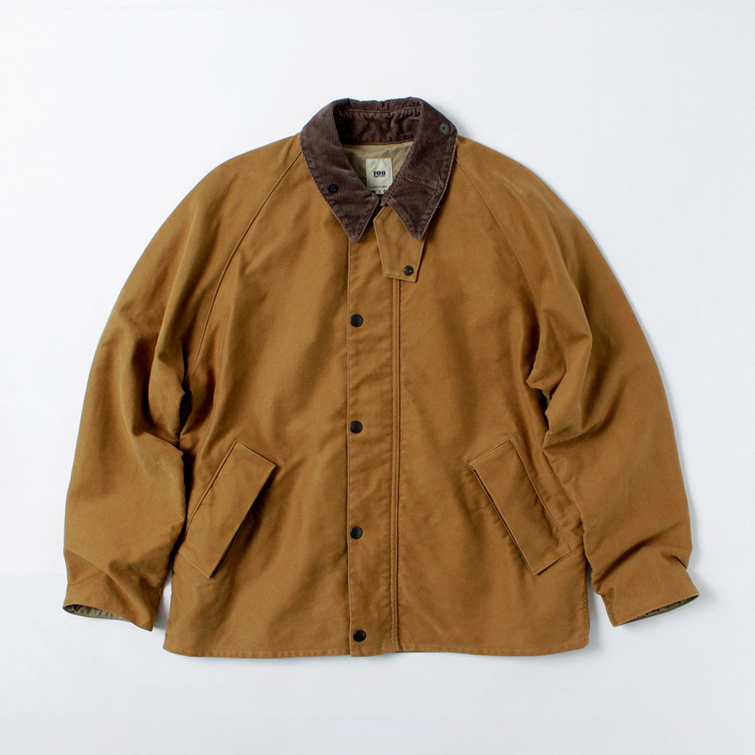 FOB FACTORY / FRC008 鼹鼠皮短款骑行夹克