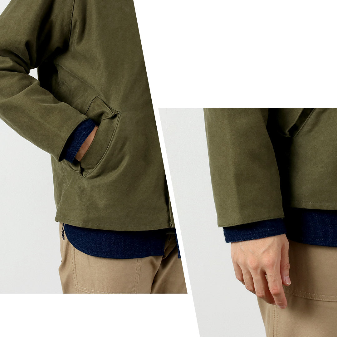 FOB FACTORY / FRC008 鼹鼠皮短款骑行夹克