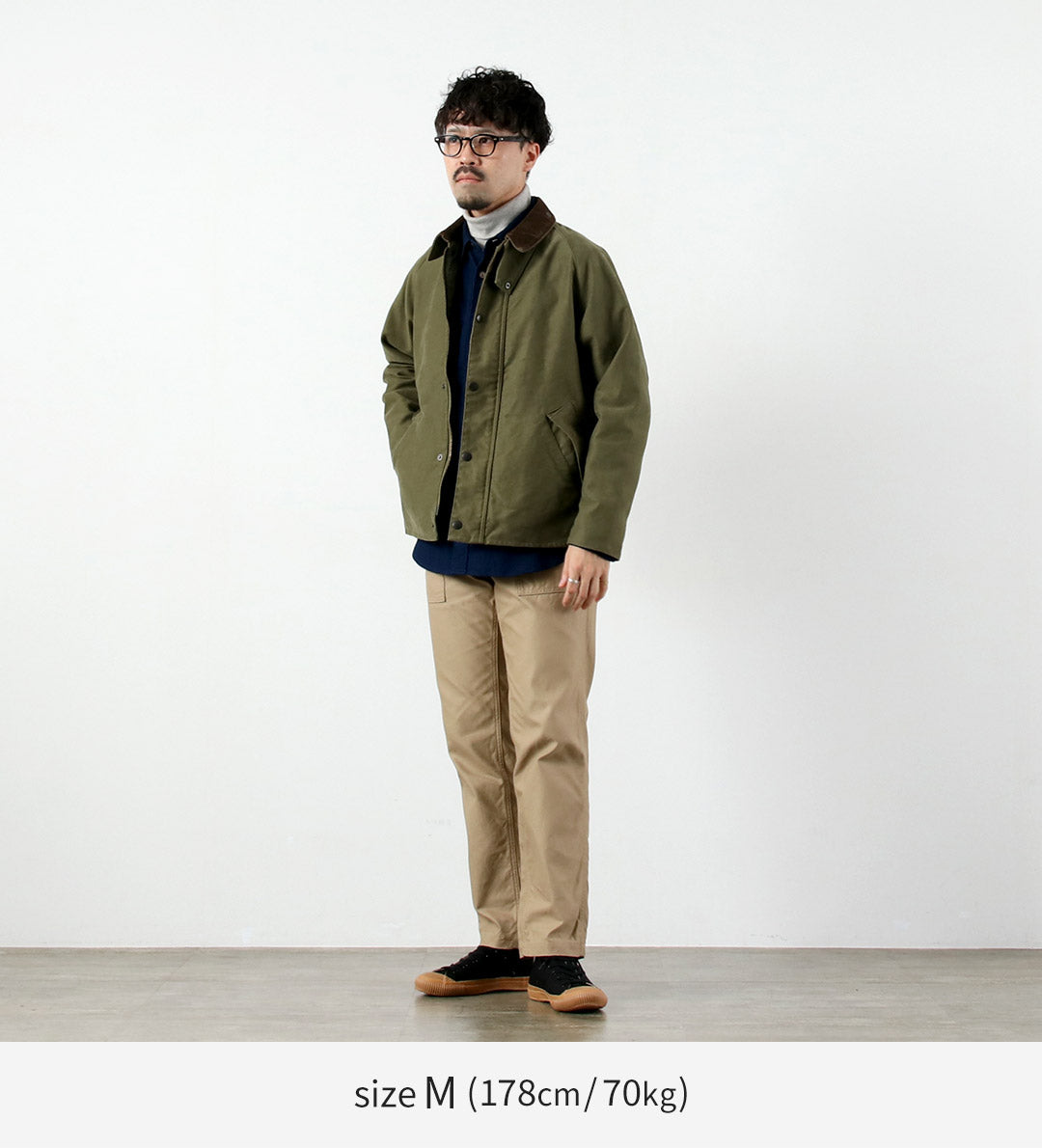 FOB FACTORY / FRC008 鼹鼠皮短款骑行夹克