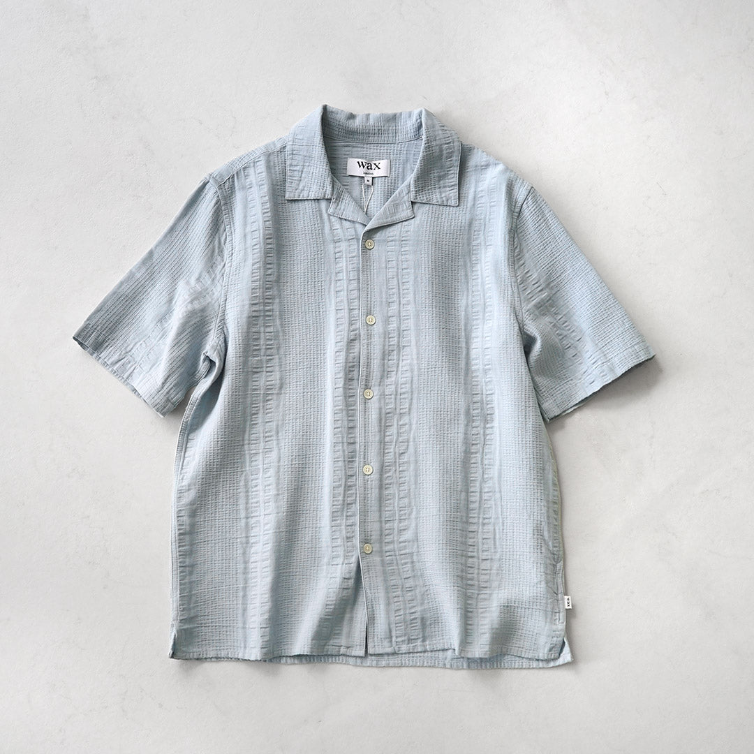 WAX LONDON / Didcot Chemise Manches Courtes Double Wave Grid