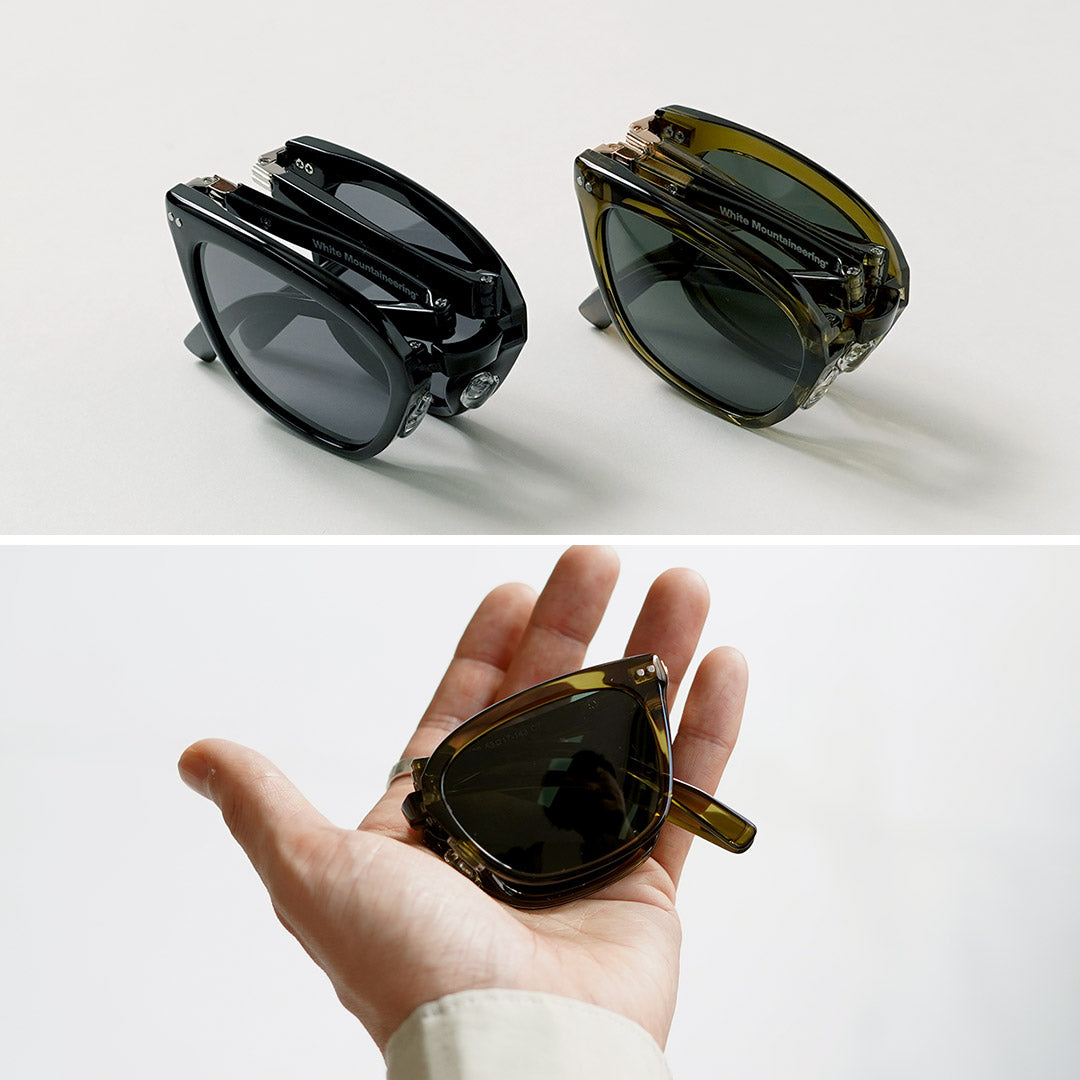白色登山 / 白色登山折疊太陽眼鏡