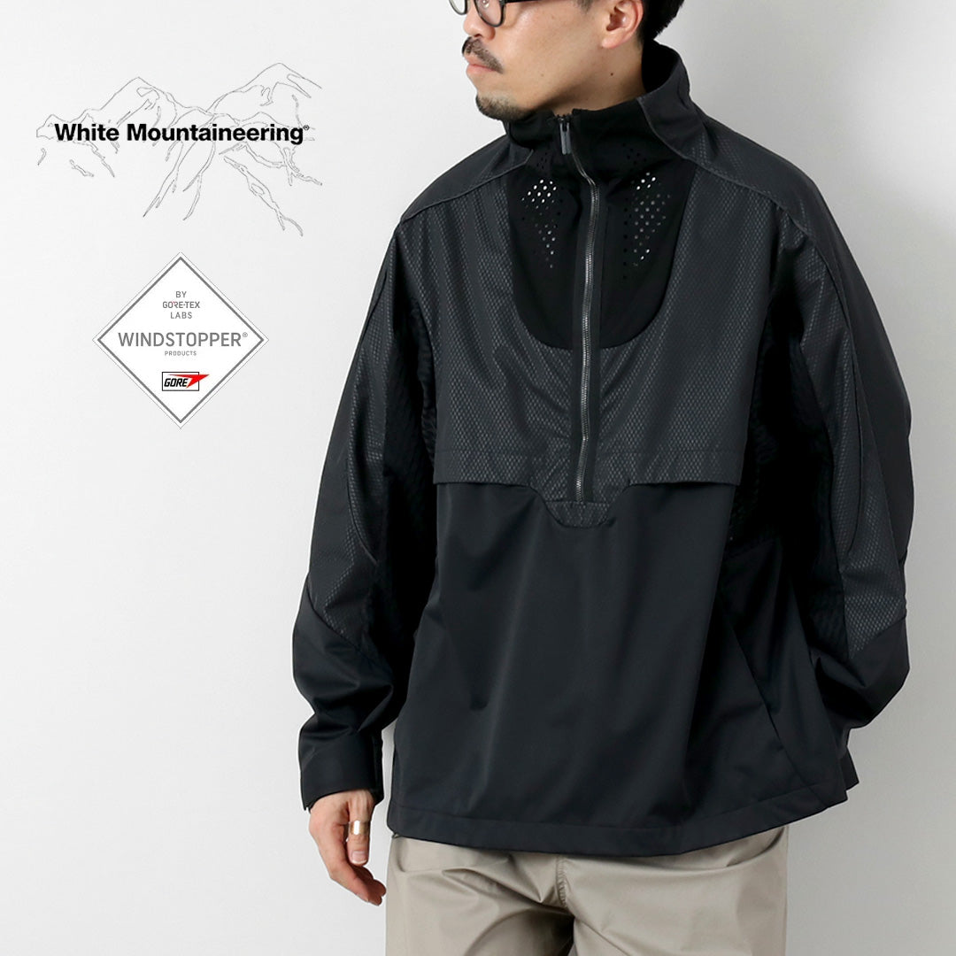 白色 MOUNTAINEERING / WINDSTOPPER 套头外套