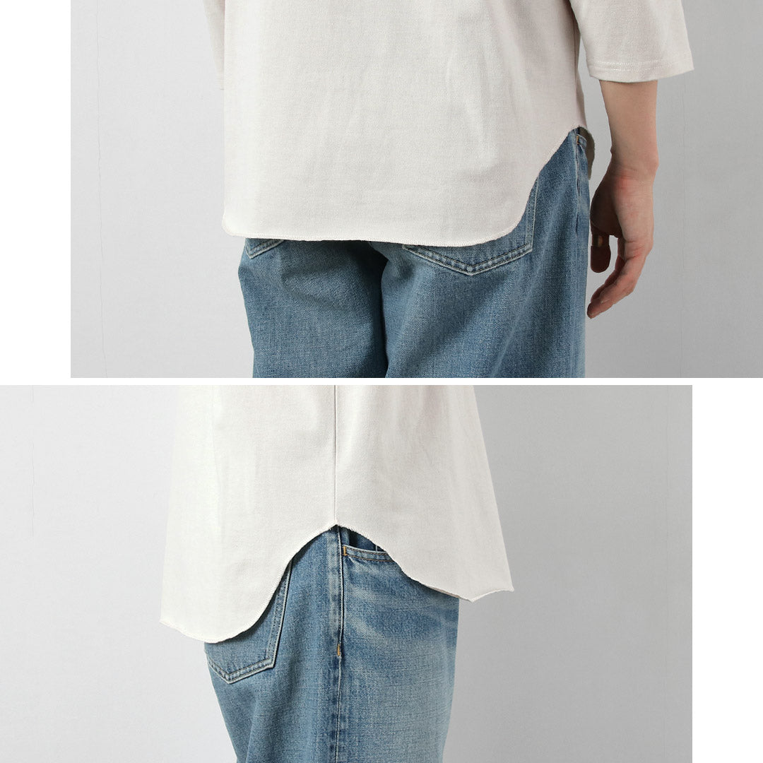 HEALTHKNIT / RAG Collaboration 3/4 Sleeve Open-End Dry Jersey Raglan Crewneck T-Shirt