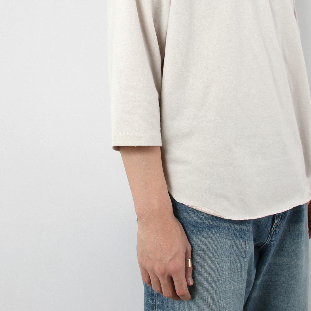 HEALTHKNIT / RAG Collaboration 3/4 Sleeve Open-End Dry Jersey Raglan Crewneck T-Shirt