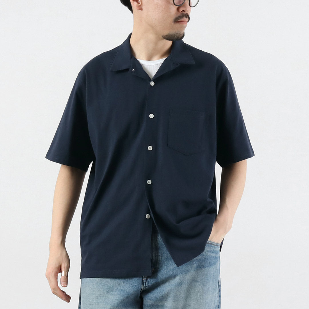 HEALTHKNIT / RAG Collaboration Short Sleeve Open-End Dry Jersey Open Collar Shirt