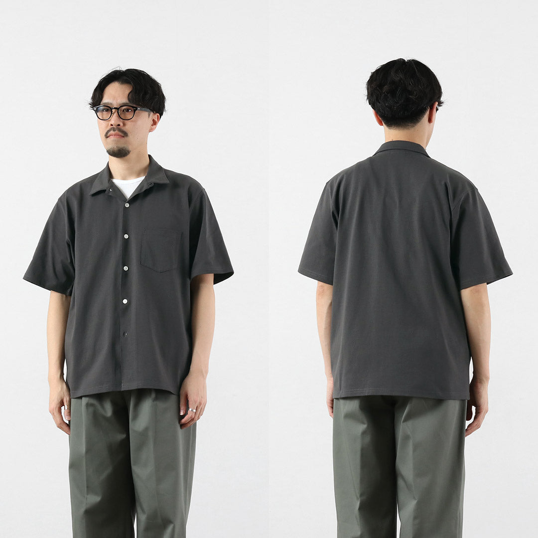 HEALTHKNIT / RAG Collaboration Short Sleeve Open-End Dry Jersey Open Collar Shirt