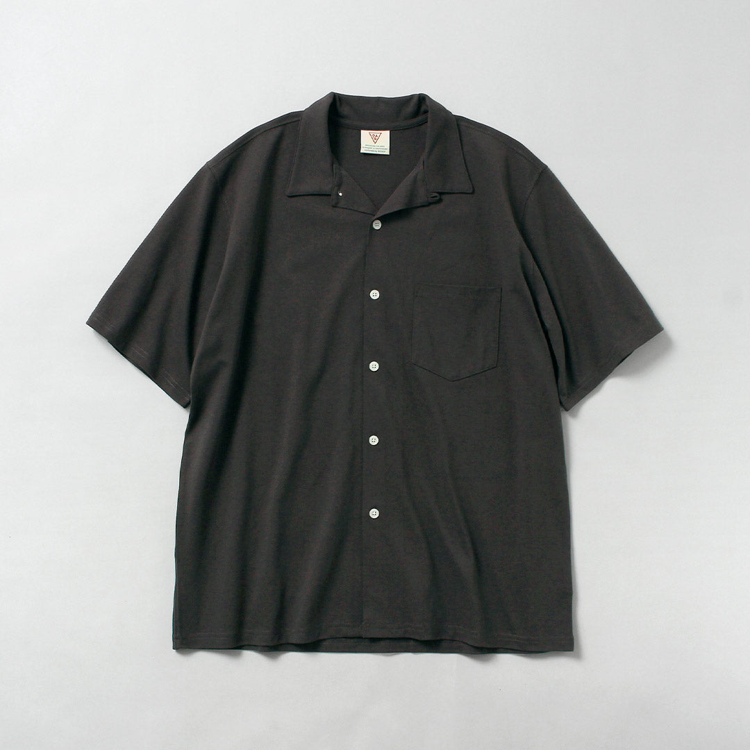 HEALTHKNIT / RAG Collaboration Short Sleeve Open-End Dry Jersey Open Collar Shirt