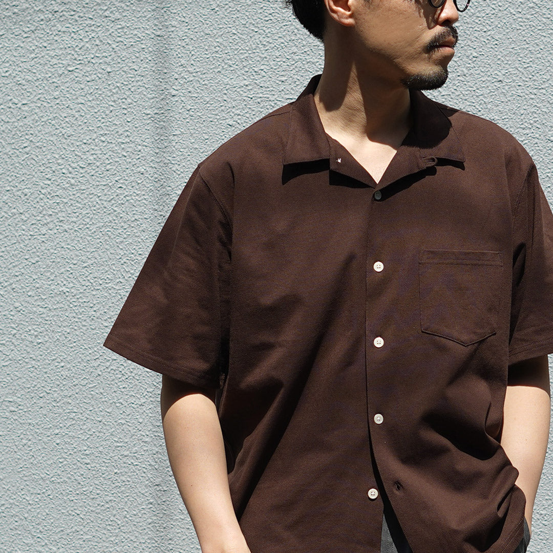 HEALTHKNIT / RAG Collaboration Short Sleeve Open-End Dry Jersey Open Collar Shirt