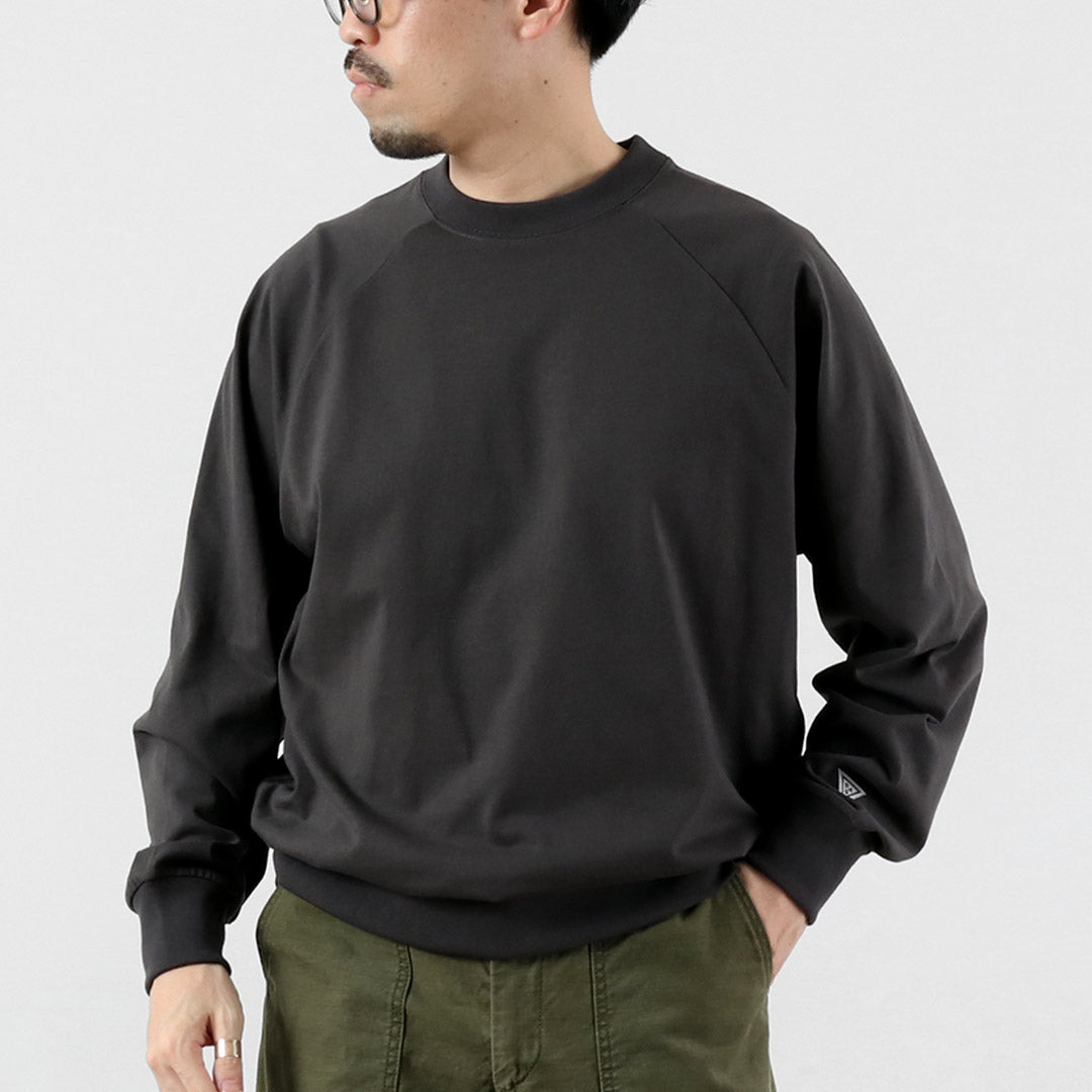 HEALTHKNIT / RAG Collaboration Long Sleeve Crewneck Open-End Dry Jersey Sweatshirt