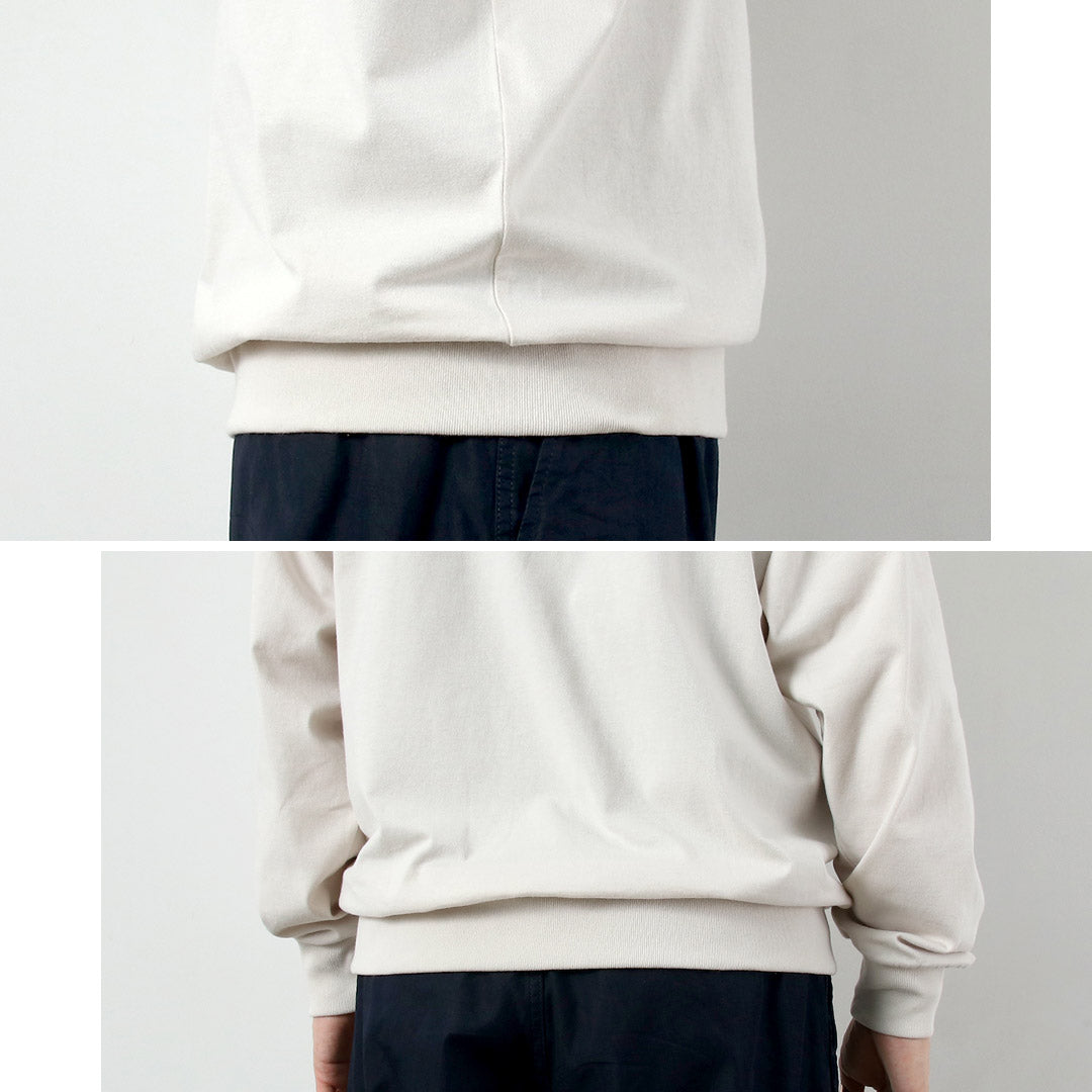HEALTHKNIT / RAG Collaboration Long Sleeve Crewneck Open-End Dry Jersey Sweatshirt