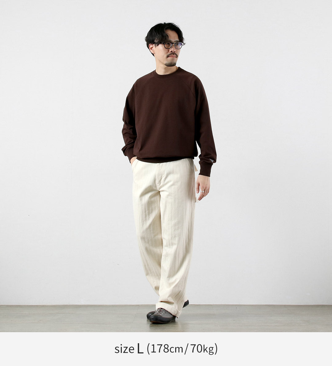 HEALTHKNIT / RAG Collaboration Long Sleeve Crewneck Open-End Dry Jersey Sweatshirt