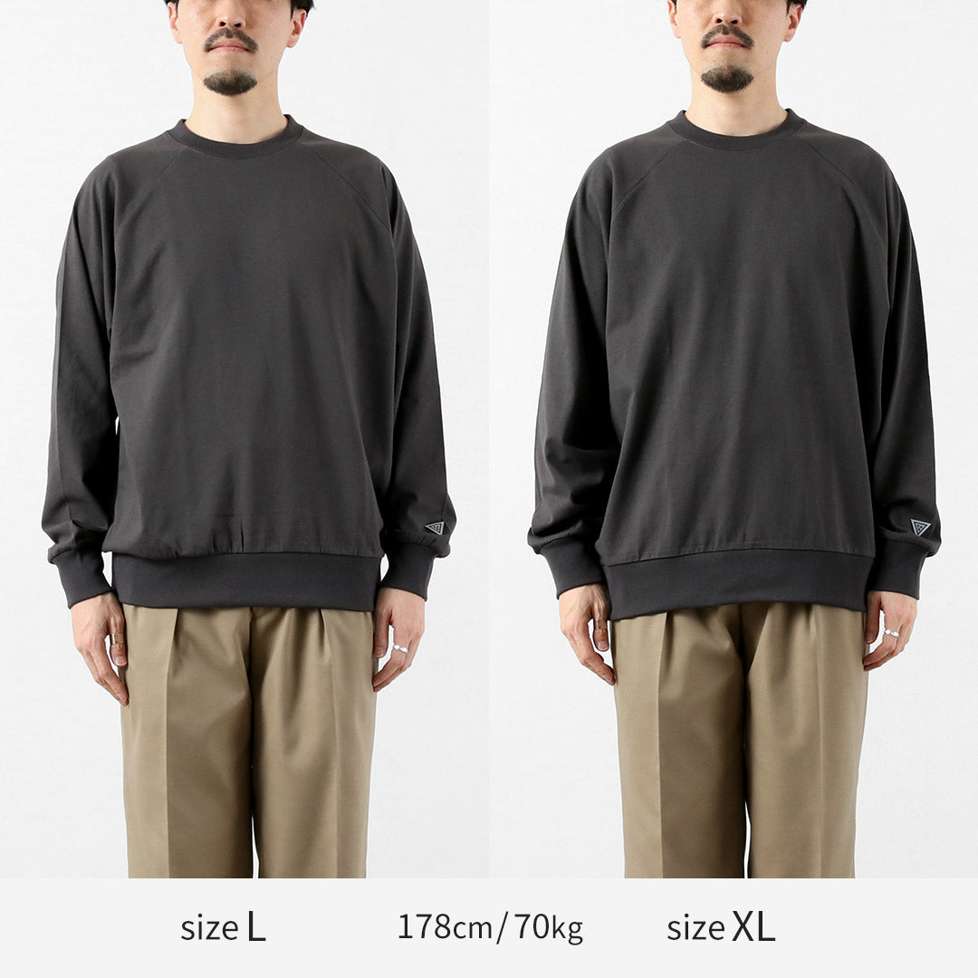 HEALTHKNIT / RAG Collaboration Long Sleeve Crewneck Open-End Dry Jersey Sweatshirt