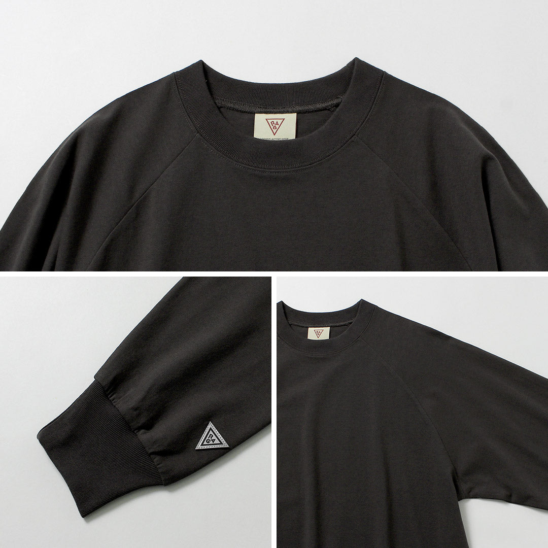 HEALTHKNIT / RAG Collaboration Long Sleeve Crewneck Open-End Dry Jersey Sweatshirt