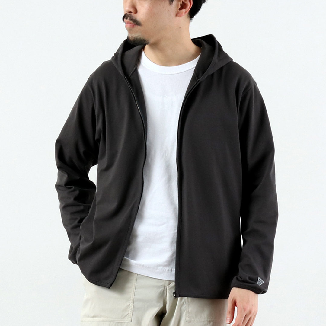 HEALTHKNIT / RAG Collaboration Open-End Cotton Dry Jersey Zip-Up Hoodie