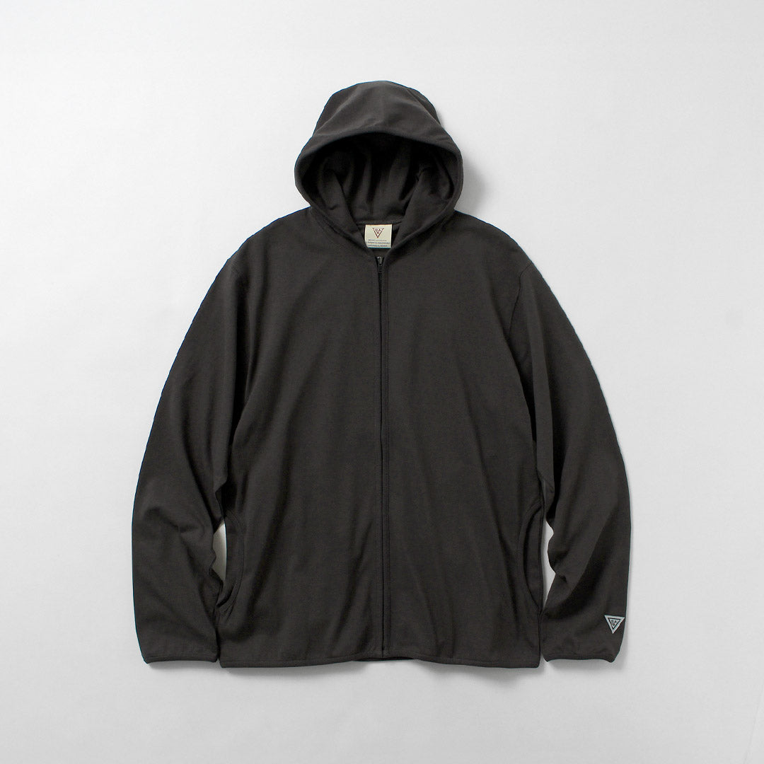 HEALTHKNIT / RAG Collaboration Open-End Cotton Dry Jersey Zip-Up Hoodie