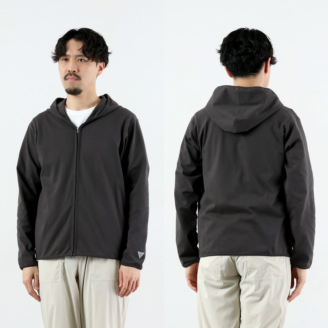 HEALTHKNIT / RAG Collaboration Open-End Cotton Dry Jersey Zip-Up Hoodie