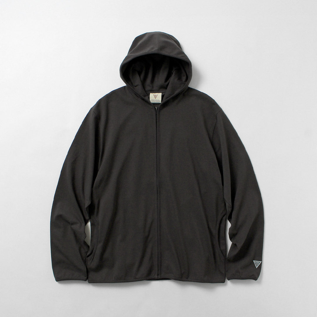 HEALTHKNIT / RAG Collaboration Open-End Cotton Dry Jersey Zip-Up Hoodie