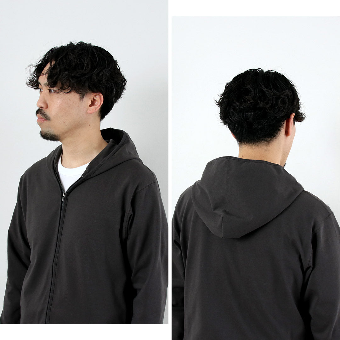 HEALTHKNIT / RAG Collaboration Open-End Cotton Dry Jersey Zip-Up Hoodie