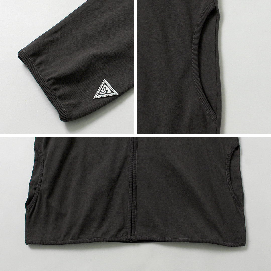 HEALTHKNIT / RAG Collaboration Open-End Cotton Dry Jersey Zip-Up Hoodie