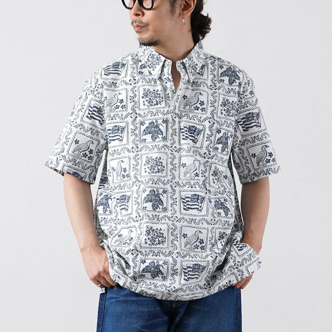 REYN SPOONER / Chemise pull marin Lahaina Chemise Aloha