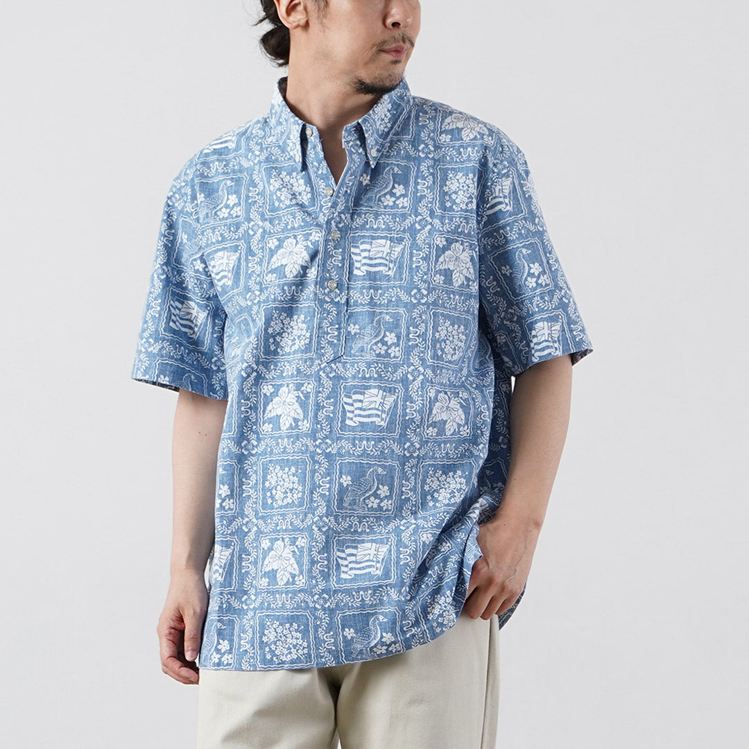 REYN SPOONER / Chemise pull marin Lahaina Chemise Aloha