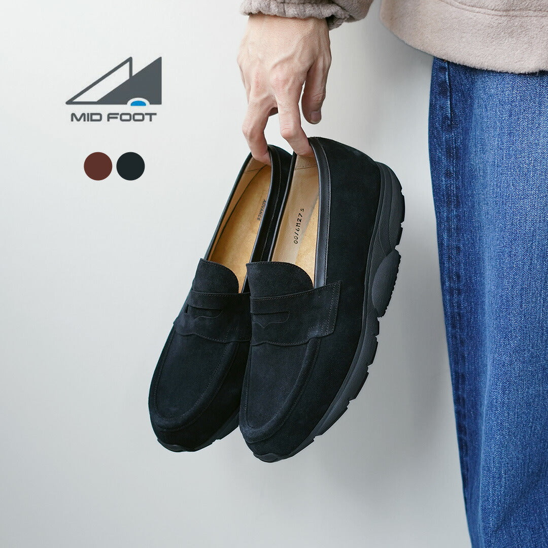 MILIEU-PIED / MILIEU-PIED Mocassin en daim