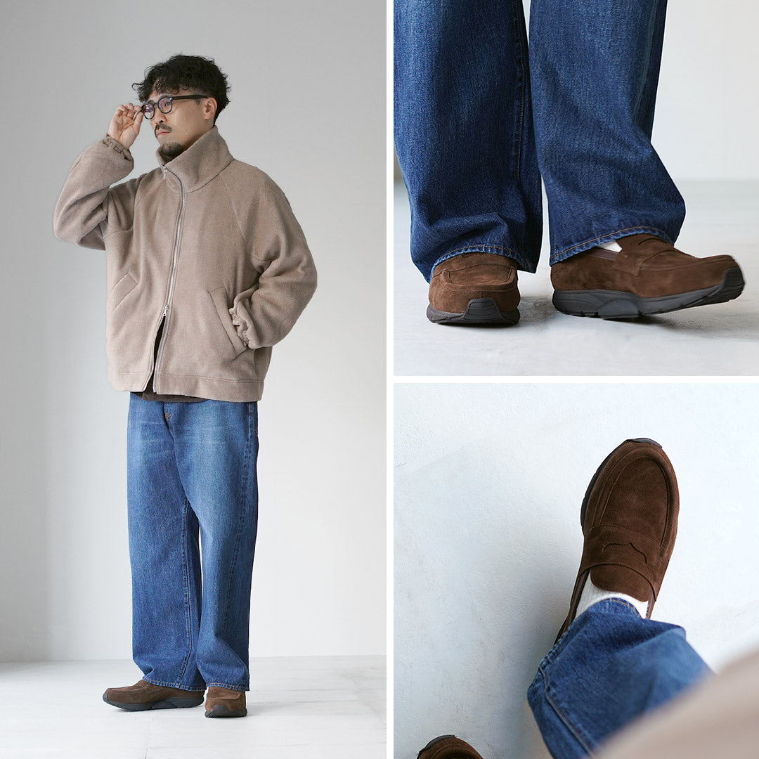 MILIEU-PIED / MILIEU-PIED Mocassin en daim