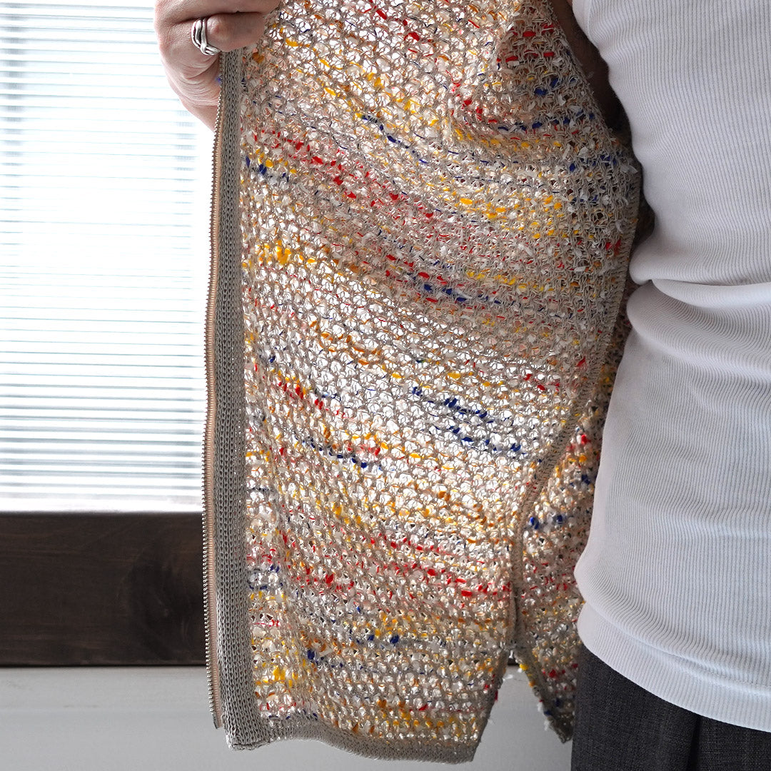 COOHEM / Summer Tweed Zip Shirt