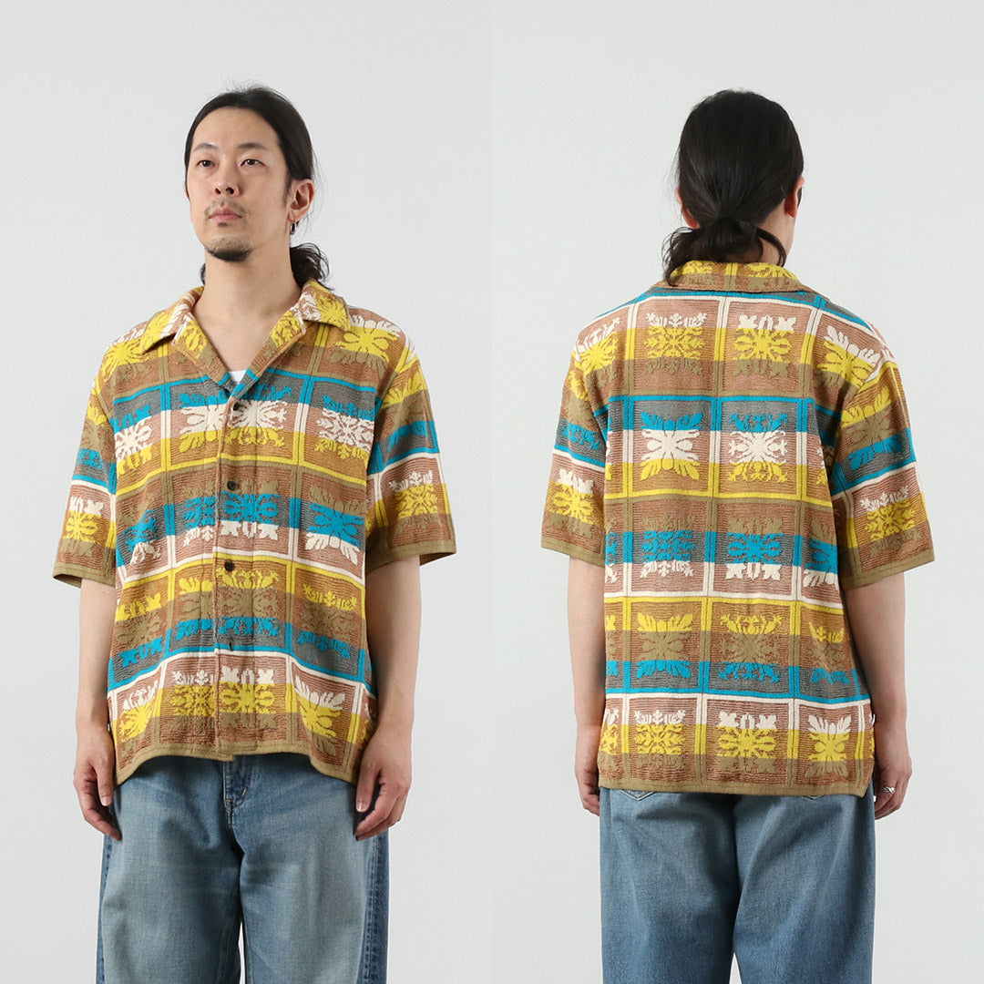 COOHEM / Hawaiian Quilt Knit Shirt