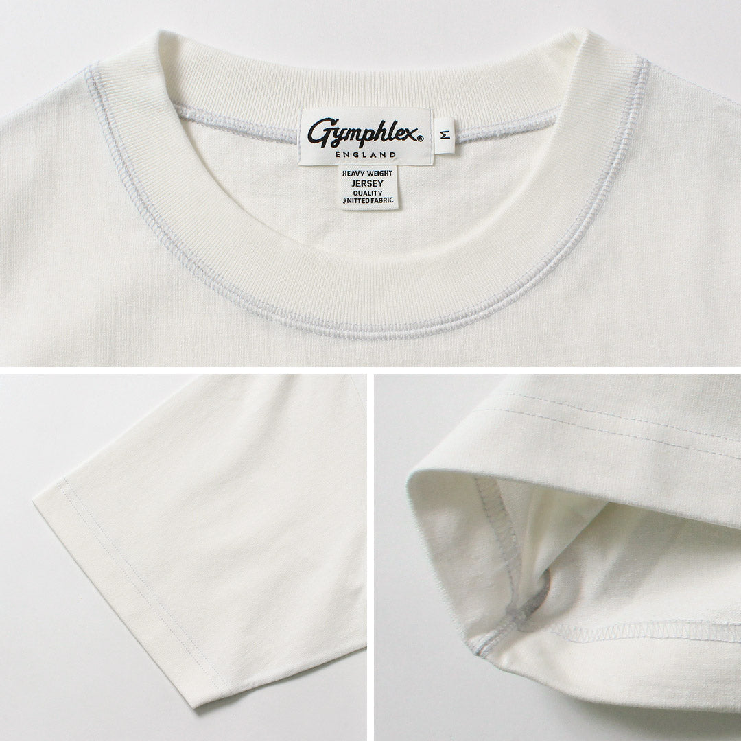 GYMPHLEX / T-shirt à manches courtes et col rond
