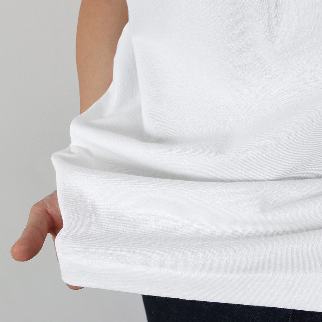 LACOSTE / Outlined Crocodile Crew Neck T-Shirt