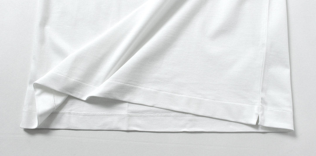 LACOSTE / Outlined Crocodile Crew Neck T-Shirt