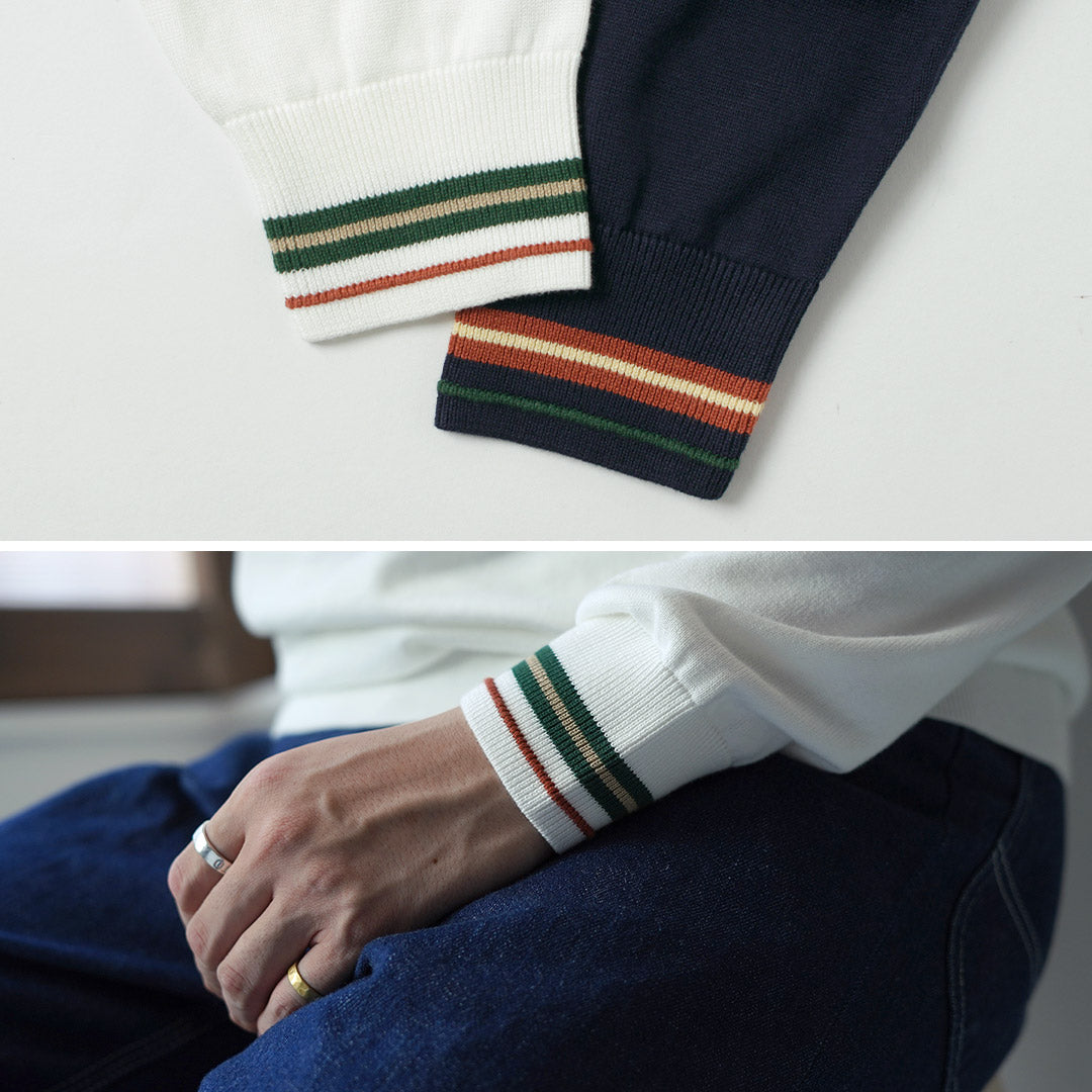 LACOSTE / Striped Cotton Knit