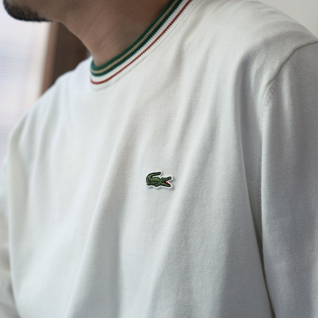 LACOSTE / Striped Cotton Knit
