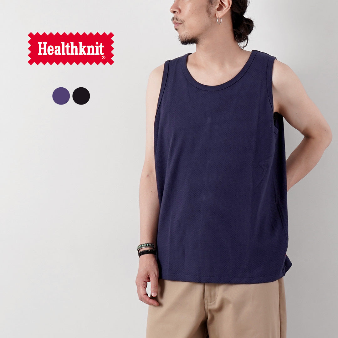 HEALTHKNIT / US Cotton Mesh Tank Top