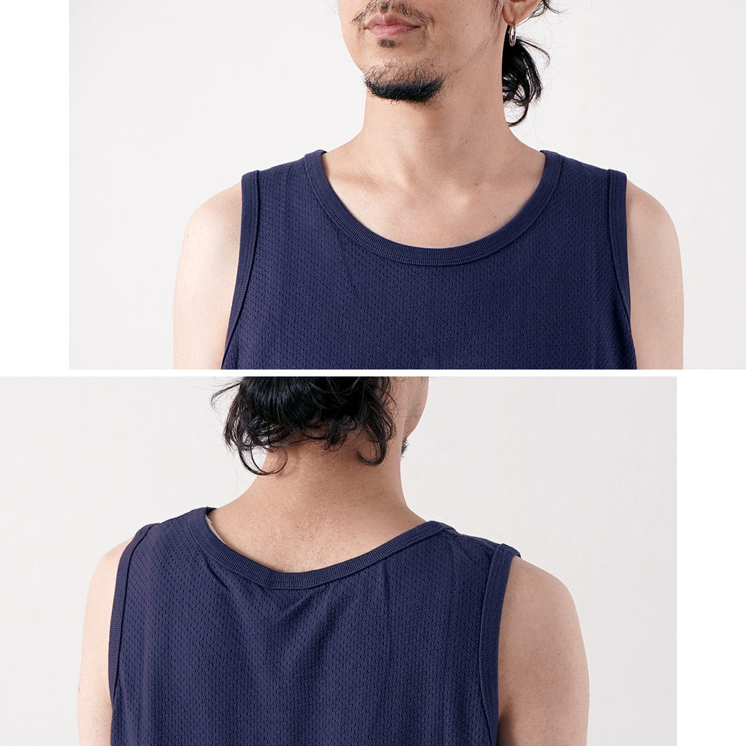 HEALTHKNIT / US Cotton Mesh Tank Top
