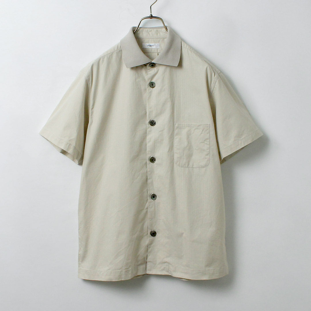 FUJITO / 罗纹领防撕裂衬衫