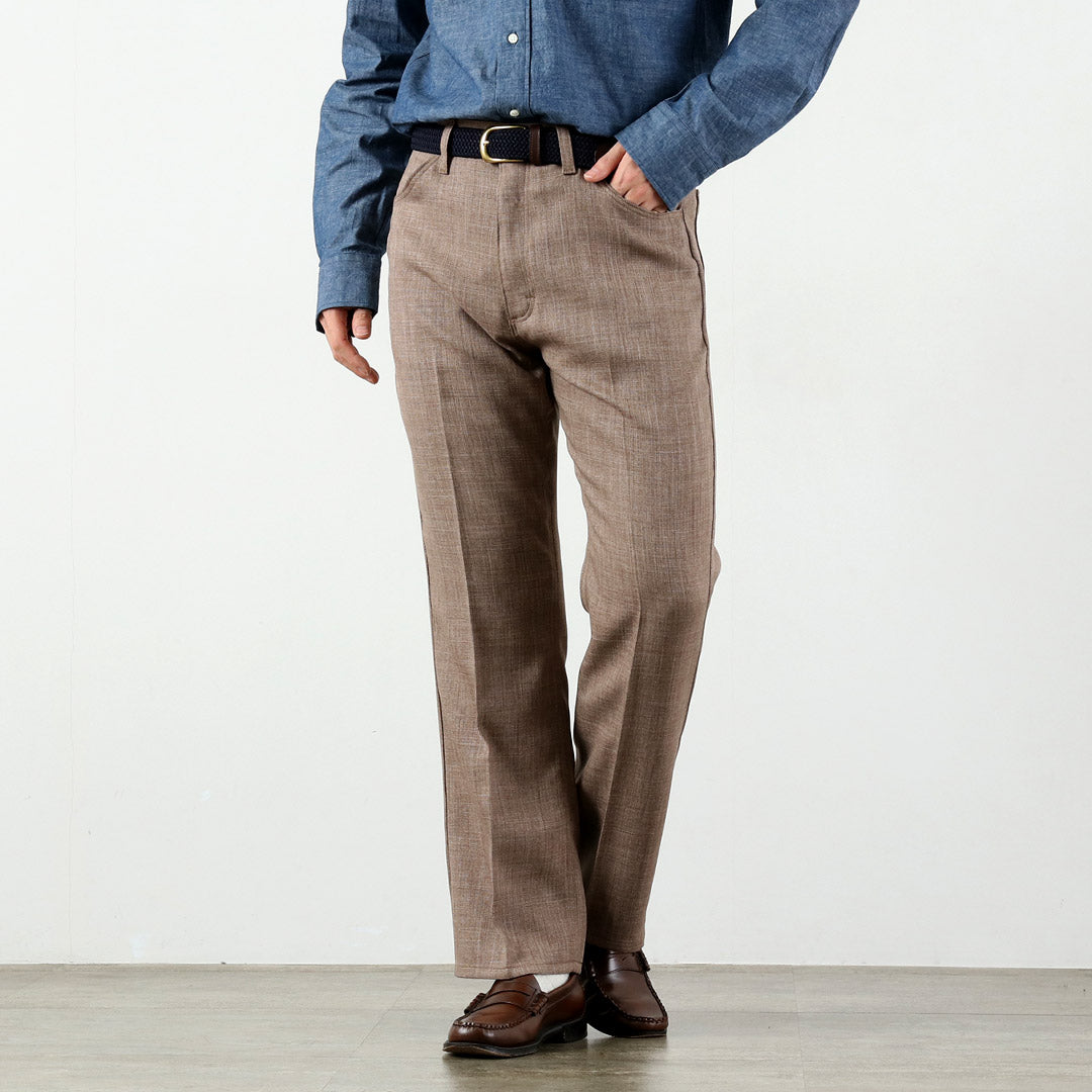 WRANGLER / Robe Launcher Pantalon en Tissu Similaire au Lin