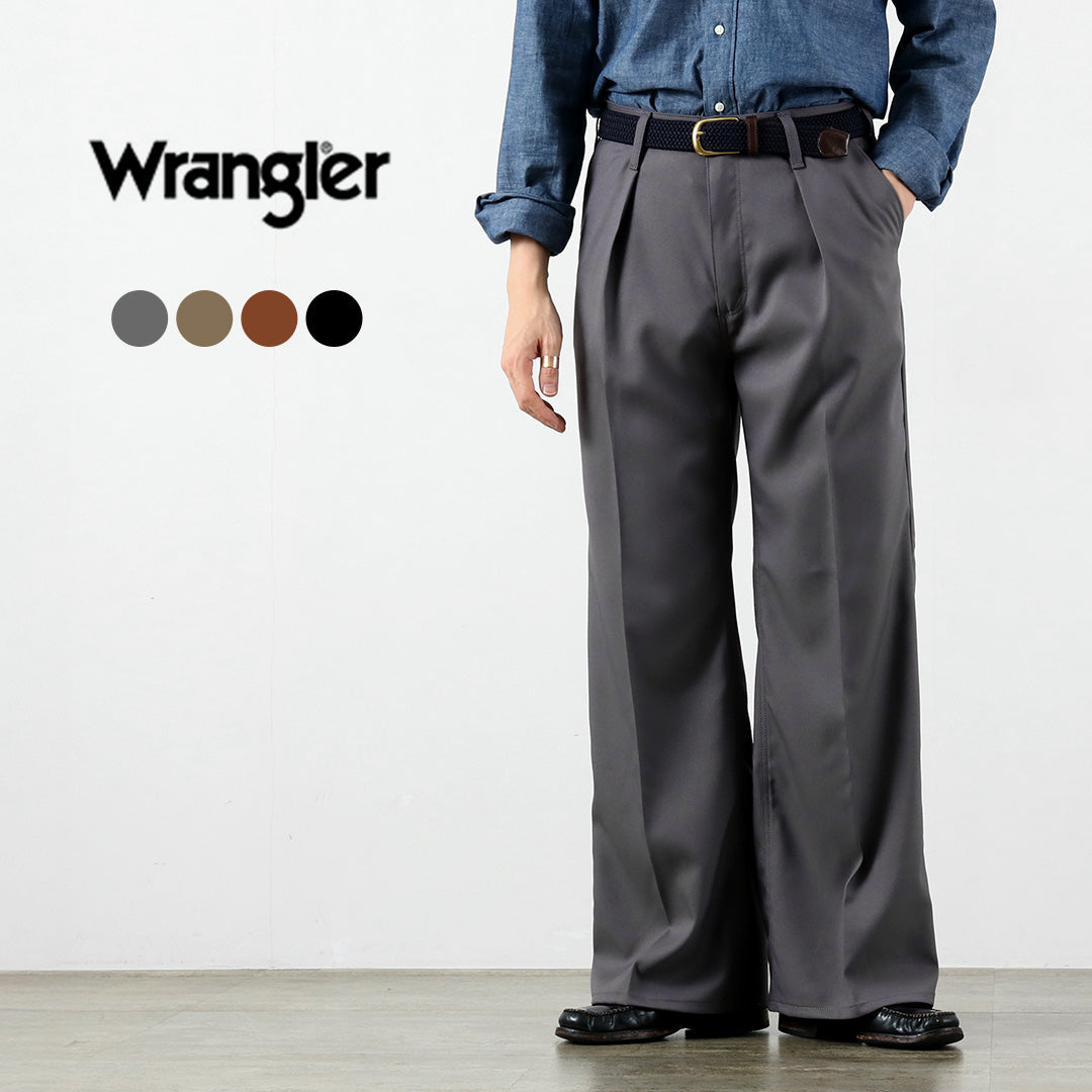 WRANGLER / Launcher 寬幅聚酯斜紋休閒褲