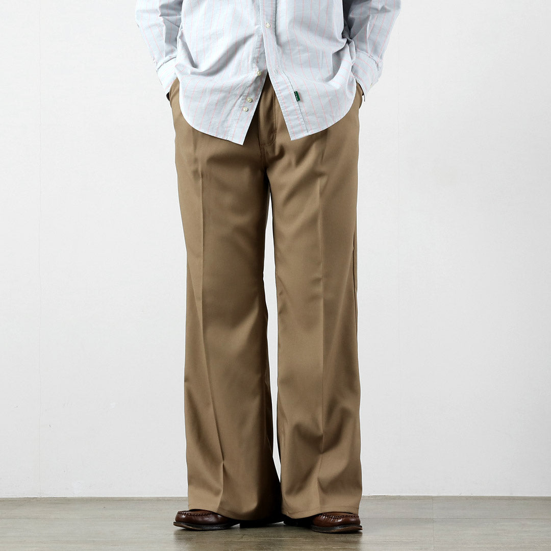 WRANGLER / Launcher 寬幅聚酯斜紋休閒褲