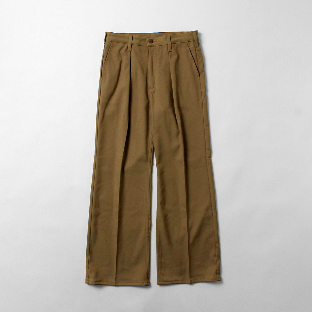 WRANGLER / Launcher 寬幅聚酯斜紋休閒褲