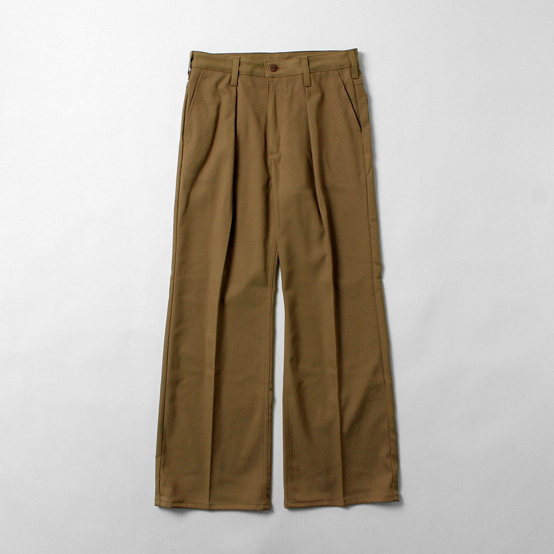 WRANGLER / Launcher 寬幅聚酯斜紋休閒褲