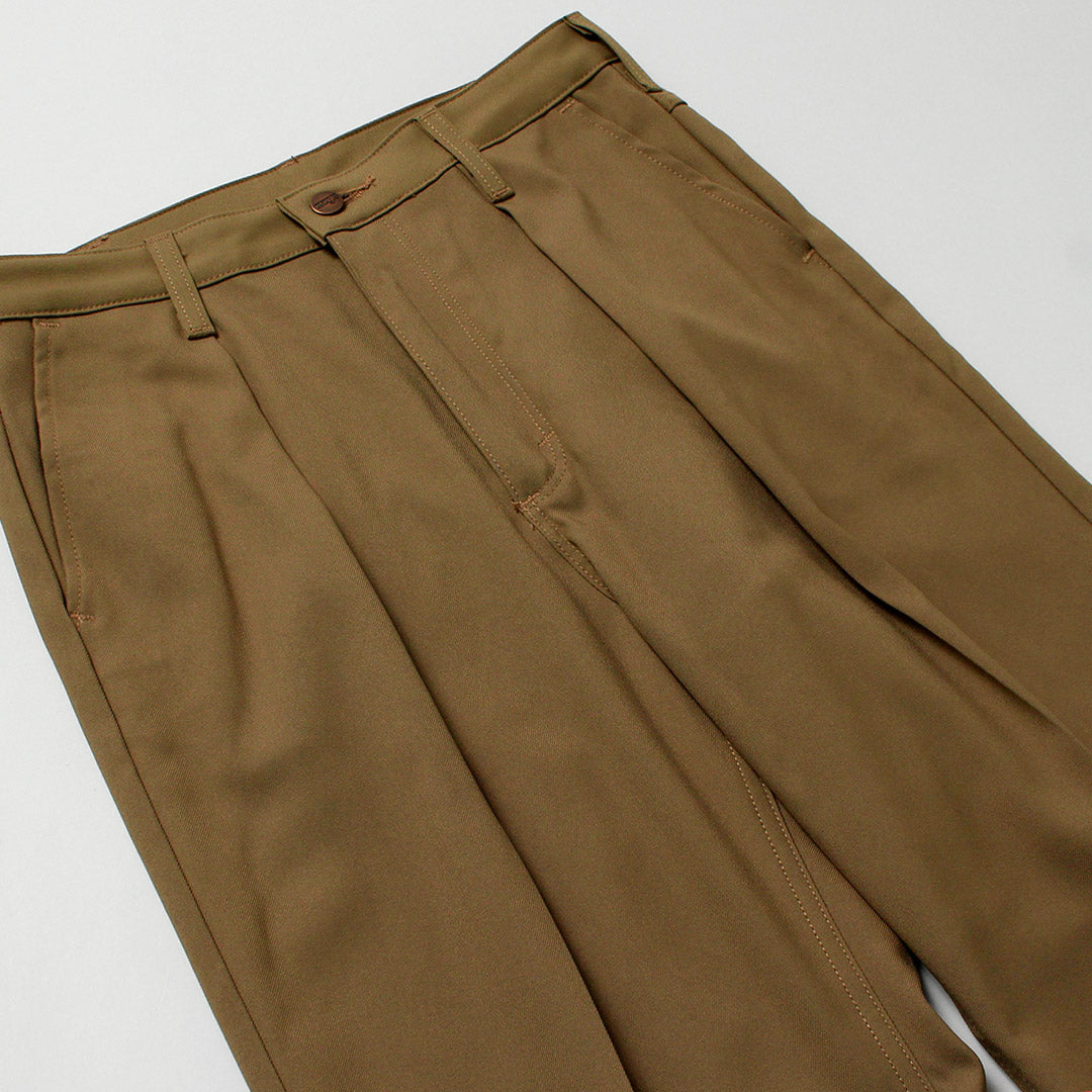 WRANGLER / Launcher 寬幅聚酯斜紋休閒褲