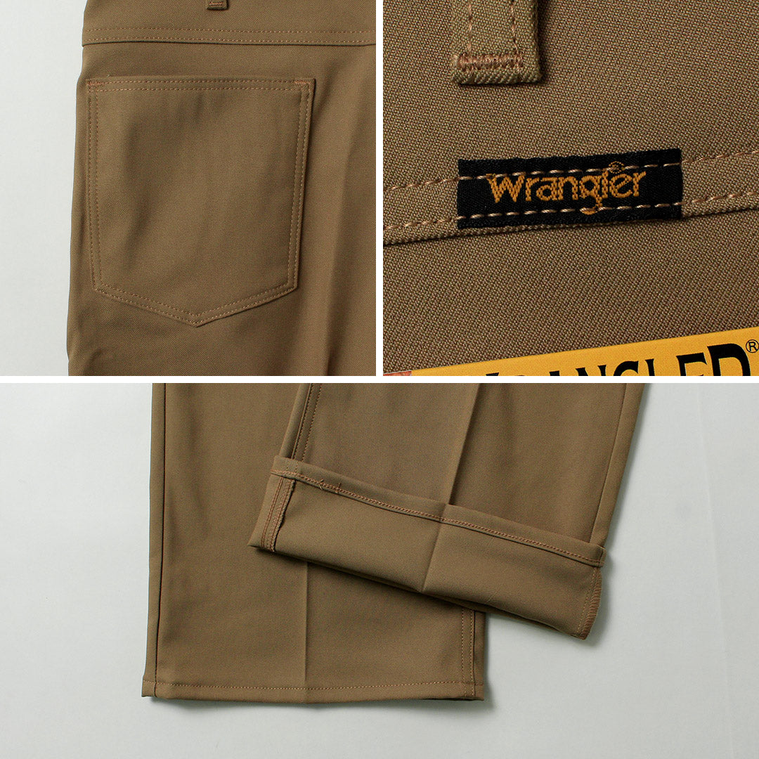 WRANGLER / Launcher 寬幅聚酯斜紋休閒褲