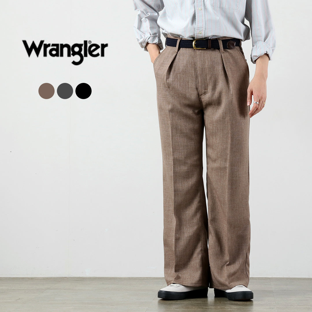 Pantalón ancho WRANGLER / Launcher en tejido tipo lino
