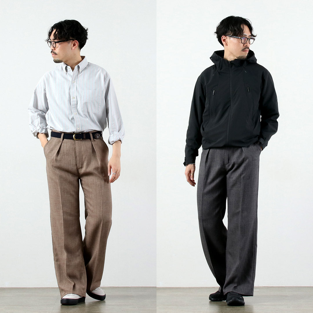 Pantalón ancho WRANGLER / Launcher en tejido tipo lino