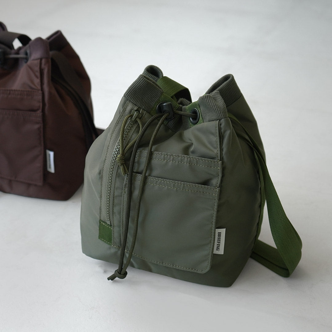 BRIEFING / Drawstring Shoulder Bag S