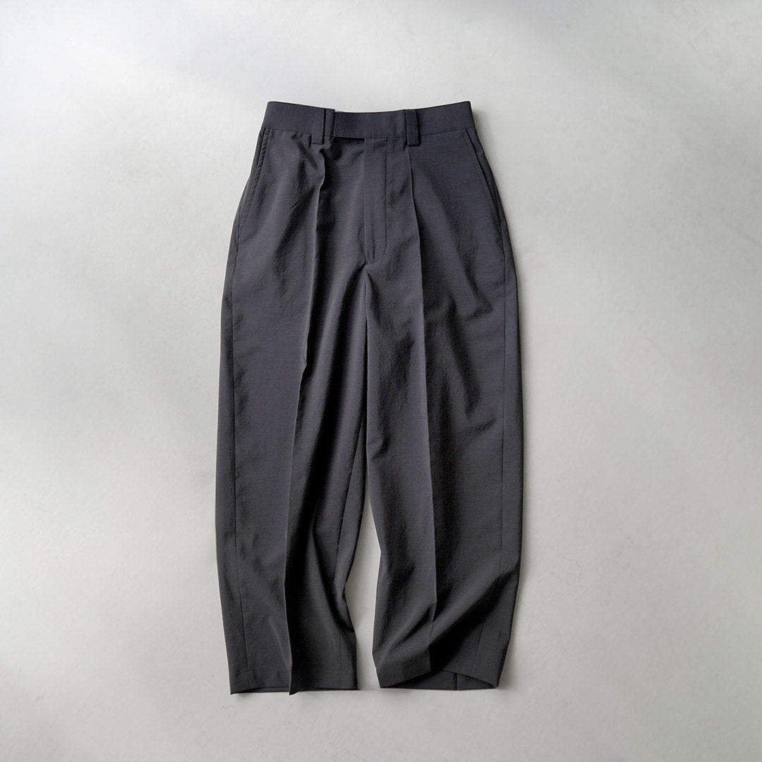 FANTASTICDAYS / Egg Trousers Polyester Linen Pants