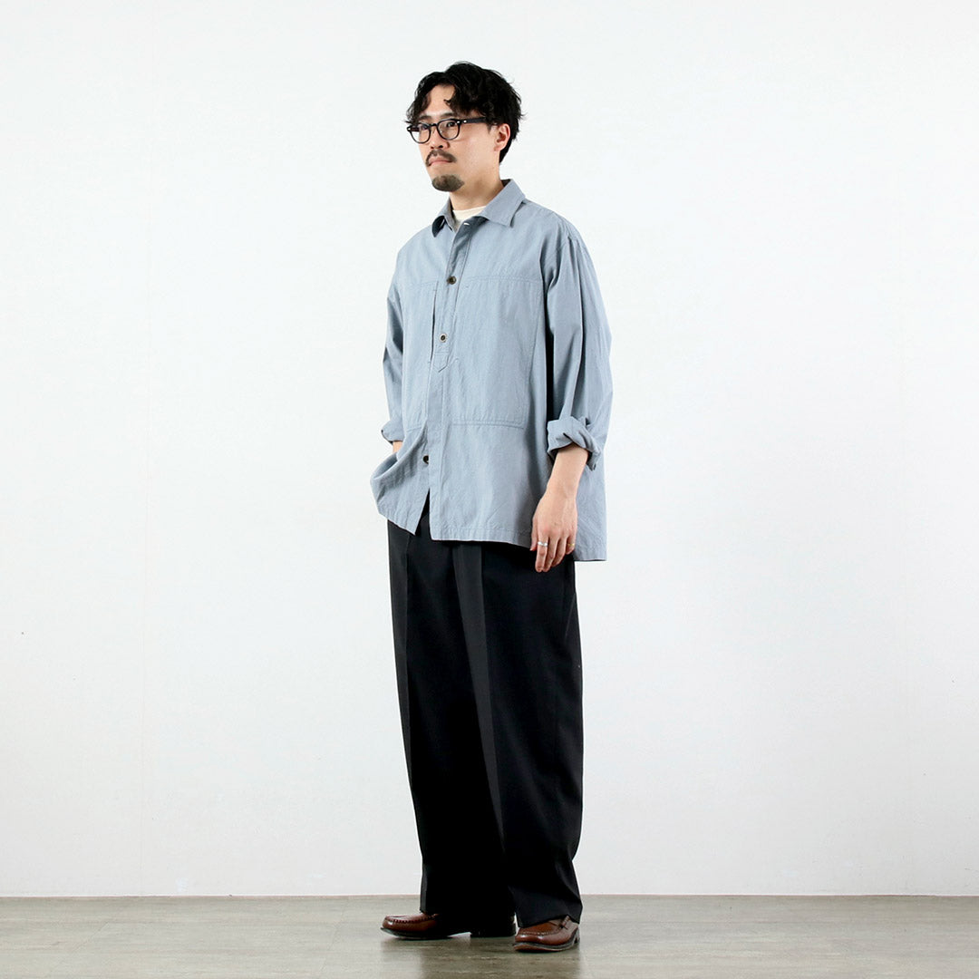 FANTASTICDAYS / Egg Trousers Polyester Linen Pants