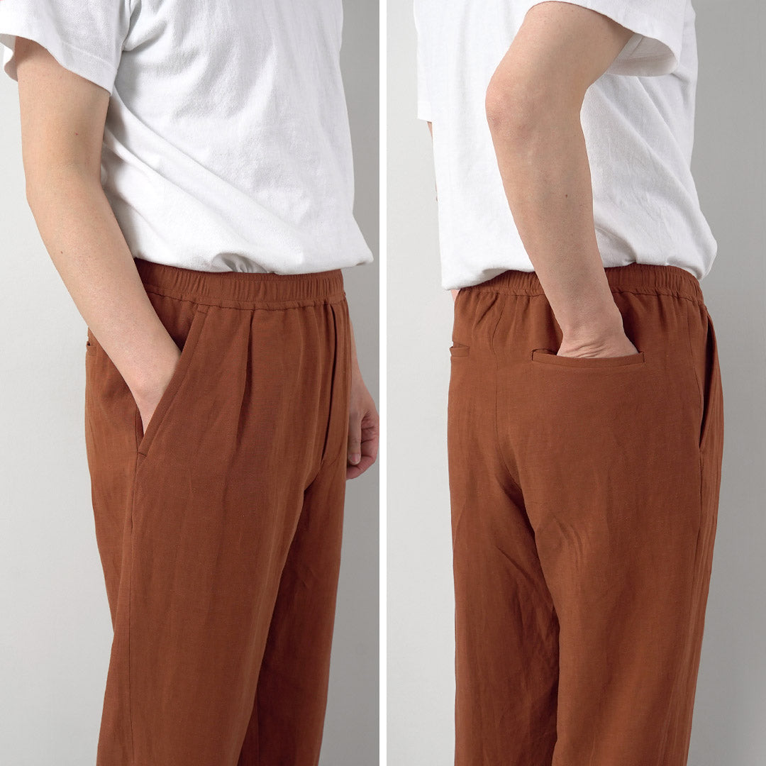 FANTASTICDAYS / Breeze Linen Rayon Easy Pants
